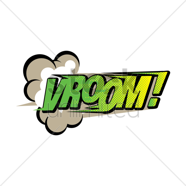 Comic Effect Vroom Vector Graphic - Vroom Vroom, Transparent background PNG HD thumbnail