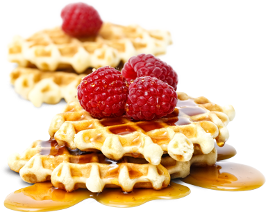 waffle round small - /food/br