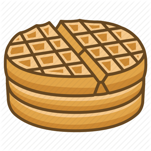 Breakfast, Dessert, Iron, Stack, Waffle Icon - Waffle Breakfast, Transparent background PNG HD thumbnail