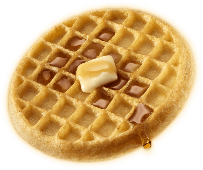 Waffle, Belgian, Breakfast, F