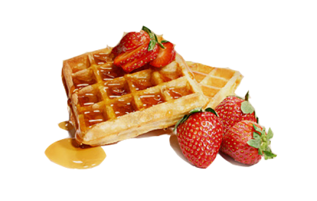 Waffle Irons For Fruit Waffles - Waffle Breakfast, Transparent background PNG HD thumbnail