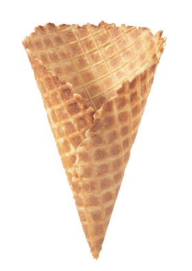 Single Choc Waffle Cone - Ice