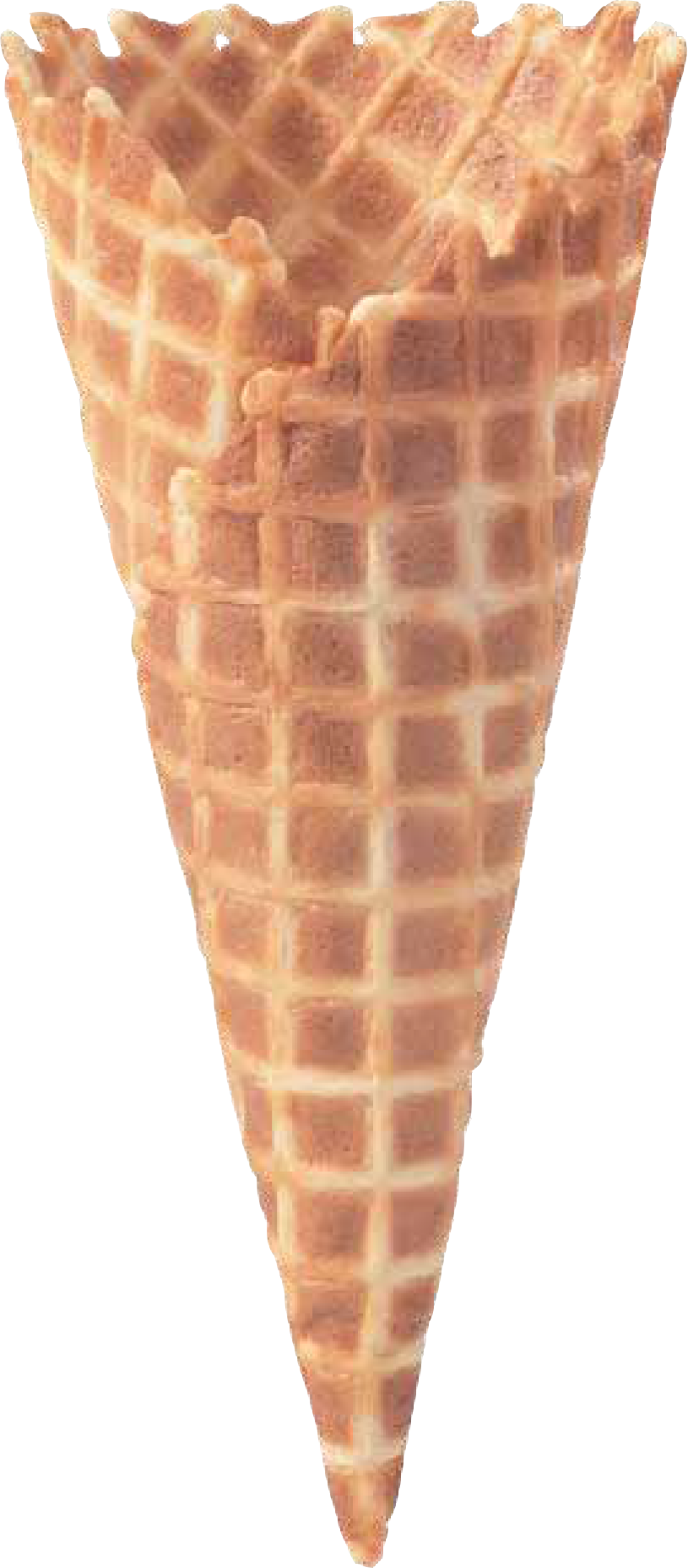 Medium Waffle Cones - Waffle Cone, Transparent background PNG HD thumbnail