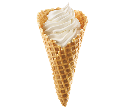 Photo Of Sonic Vanilla Waffle Cone - Waffle Cone, Transparent background PNG HD thumbnail