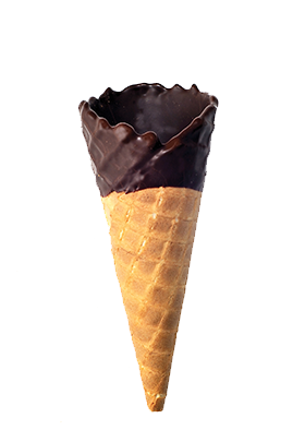 Single Choc Waffle Cone   Ice Cream Flavour - Waffle Cone, Transparent background PNG HD thumbnail
