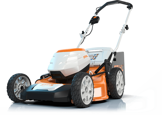 Stihl Rma 520 Battery Powered Lawn Mower - Walk Behind Mower, Transparent background PNG HD thumbnail