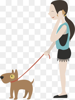 Walking Girl, Walk The Dog, Walk, Phone Png And Vector - Walking The Dog, Transparent background PNG HD thumbnail