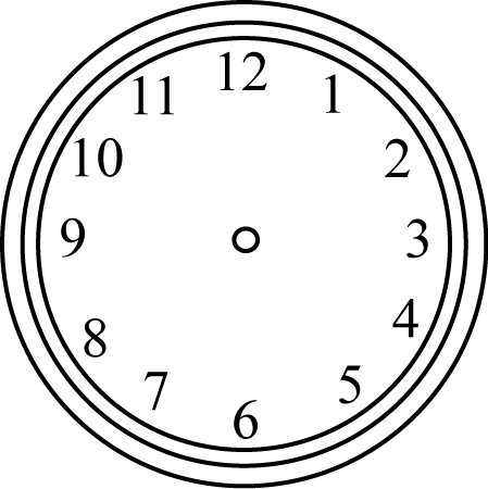 Clipart Info - Wall Clock Black And White, Transparent background PNG HD thumbnail