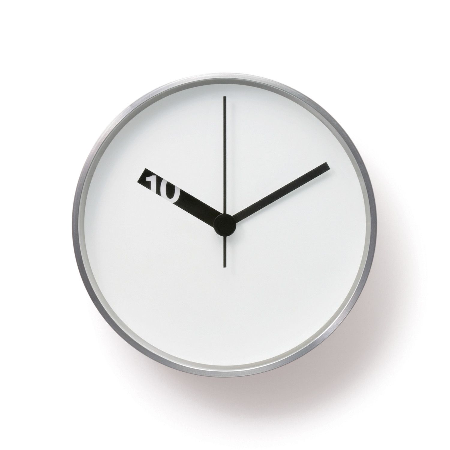 Extra Normal Wall Clock // White Face - Wall Clock Black And White, Transparent background PNG HD thumbnail