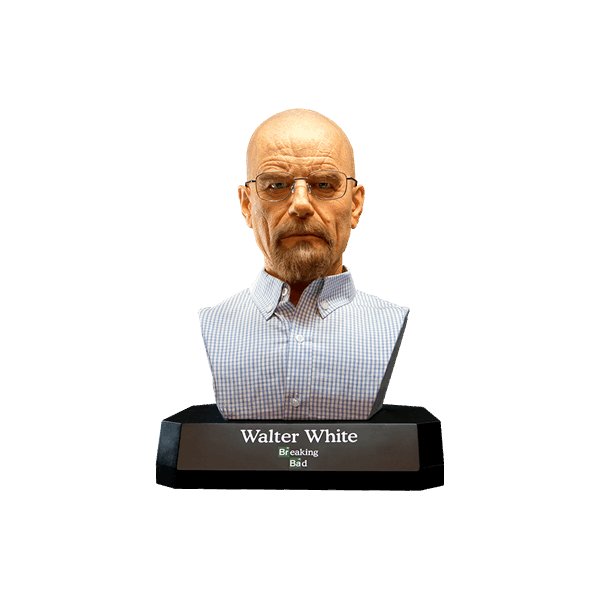 Breaking Bad   Walter White 1/1 Scale Supacraft Bust   Zing Pop Culture - Walter White, Transparent background PNG HD thumbnail
