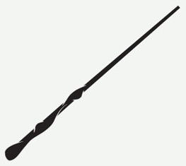 Cadoganu0027S Wand - Wand Black And White, Transparent background PNG HD thumbnail