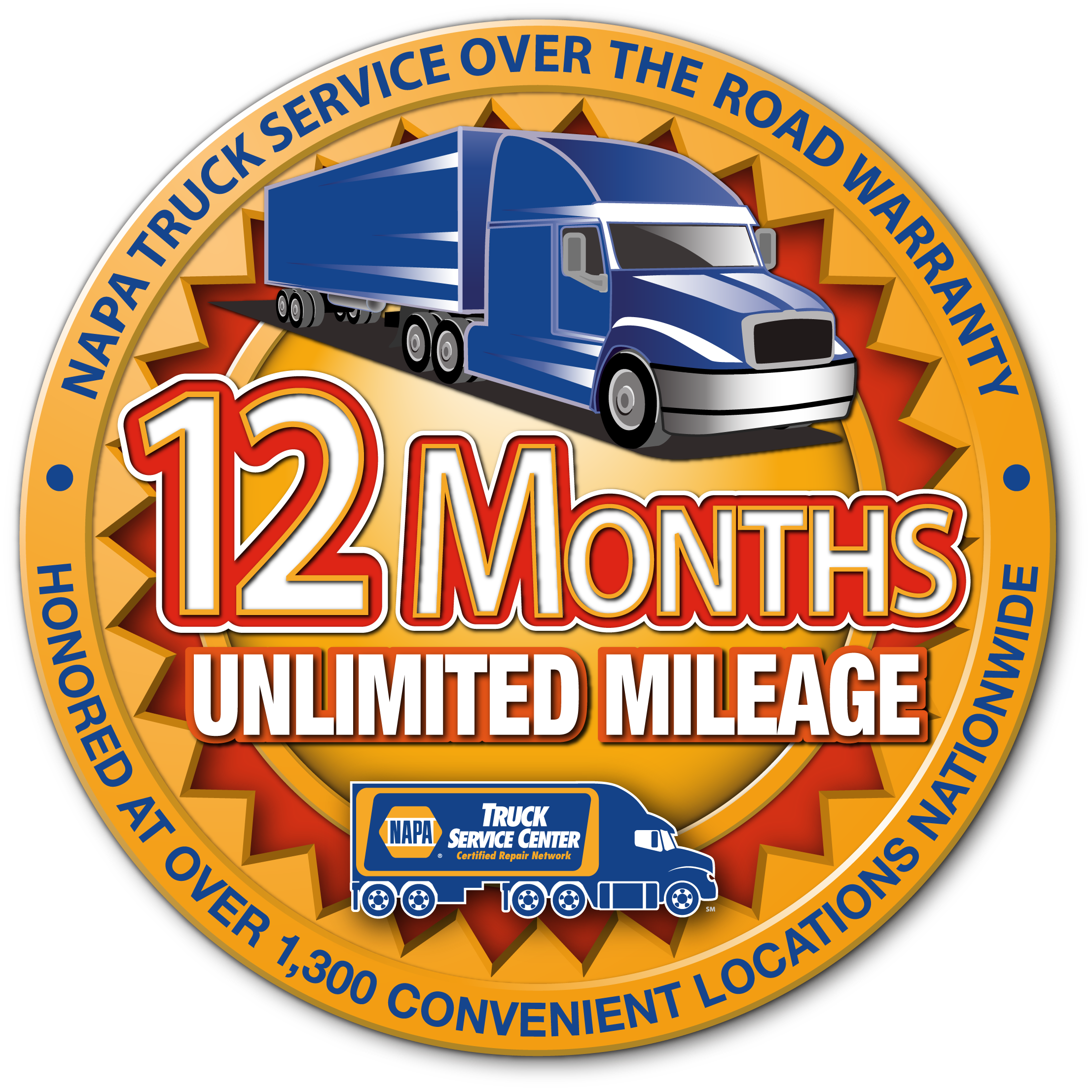 Covers Parts And Labor On Qualifying Repairs And Services For 12 Months With Unlimited Mileage. - Warranty, Transparent background PNG HD thumbnail