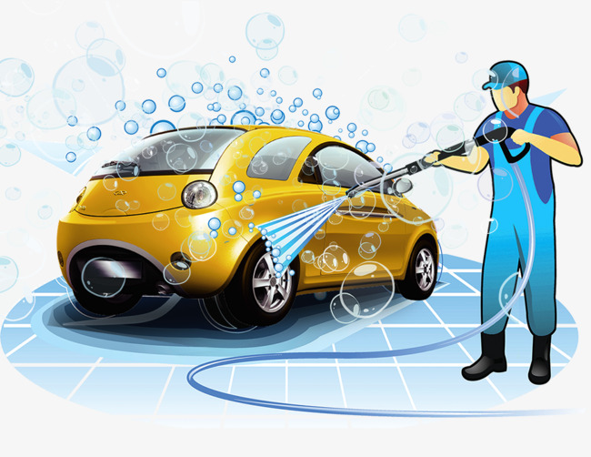 Car Washer, Car Wash, The Car Wash, Car Maintenance Free Png And Psd - Washing Car, Transparent background PNG HD thumbnail