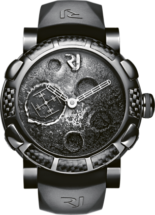 Moon Dust Black Mood Silver Auto - Watch, Transparent background PNG HD thumbnail