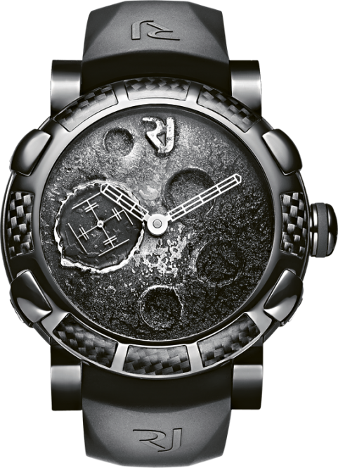 Moon Dust Black Mood Silver Auto - Watch, Transparent background PNG HD thumbnail