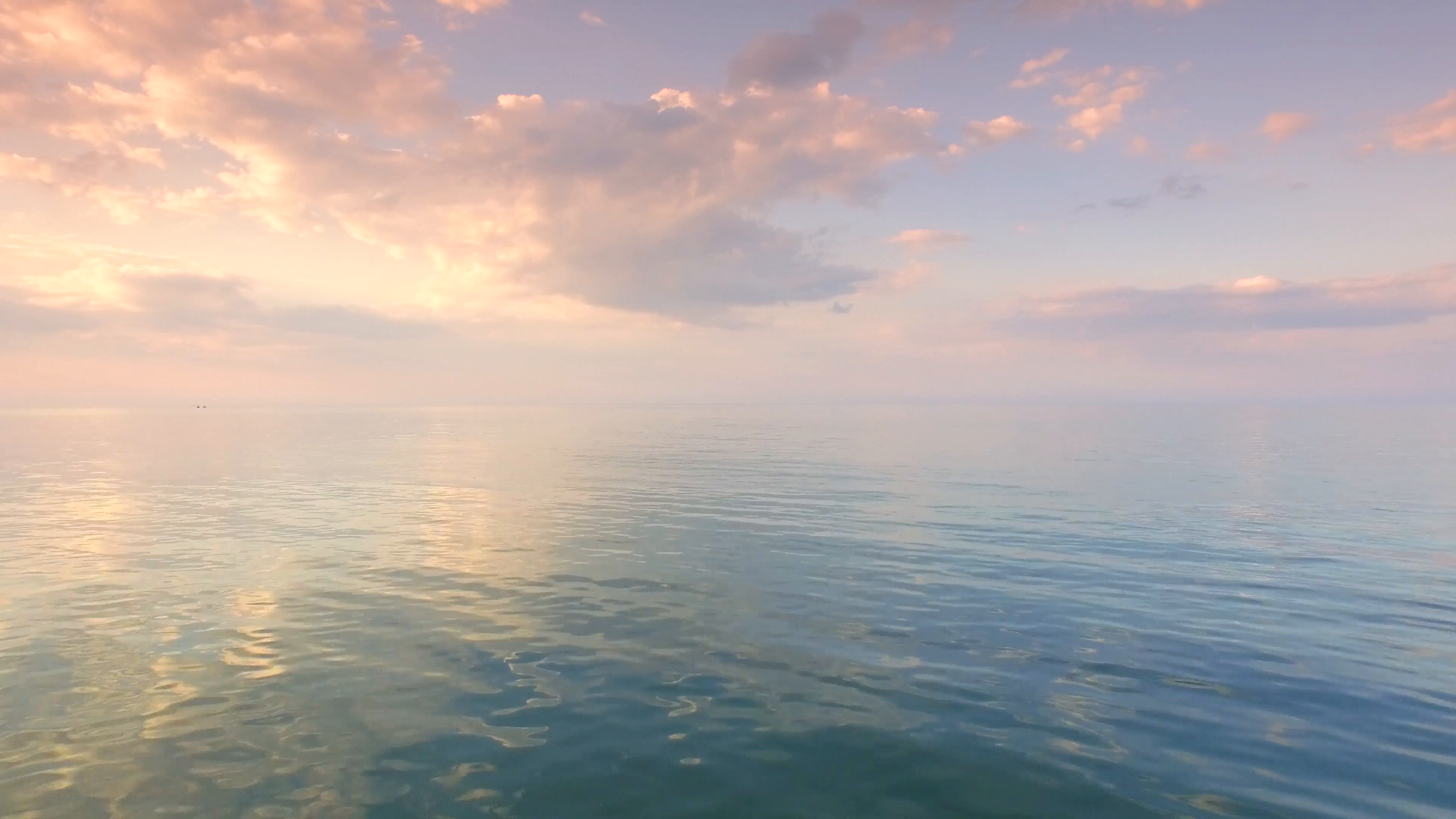 Aerial Close Up Of Ocean Water Sky Infinity Beautiful Sea Landscape Sunset Clouds Horizon Romantic Destination Holiday Vacation Concept Stock Video Footage Hdpng.com  - Water And Sky, Transparent background PNG HD thumbnail