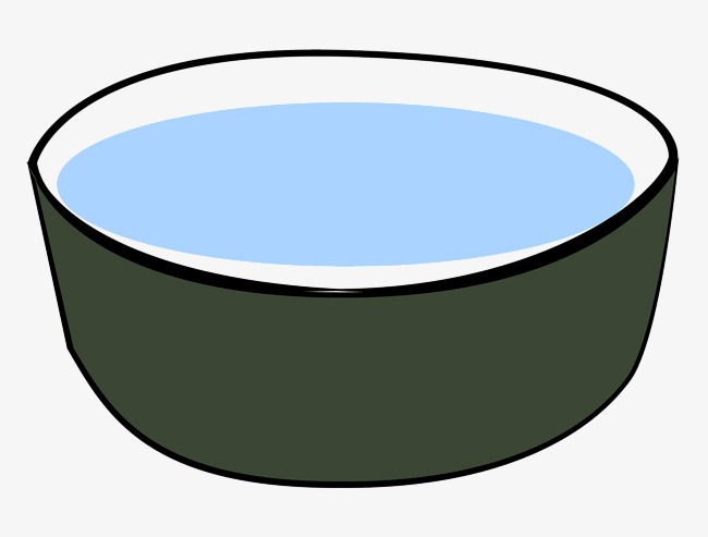 Water Basin Free To Pull Vector Material Map, Dark Green, Pots, Dog Bowl - Water Basin, Transparent background PNG HD thumbnail