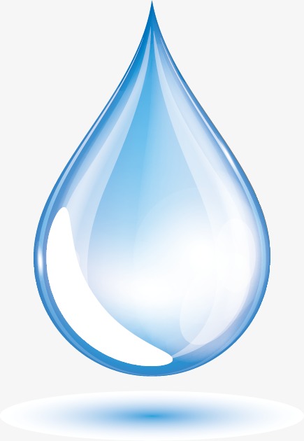 Blue Water Drops Vector, Water, Drop, Blue Water Drop Free Png And Vector - Water Droplet, Transparent background PNG HD thumbnail