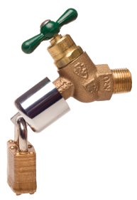 Outdoor Faucet Lock - Water Faucet, Transparent background PNG HD thumbnail