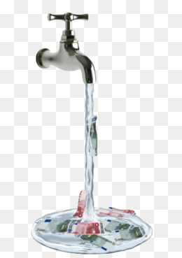White Flowing Faucet, Conserve Water, Water Pipes, Faucet Png Image And Clipart - Water Faucet, Transparent background PNG HD thumbnail