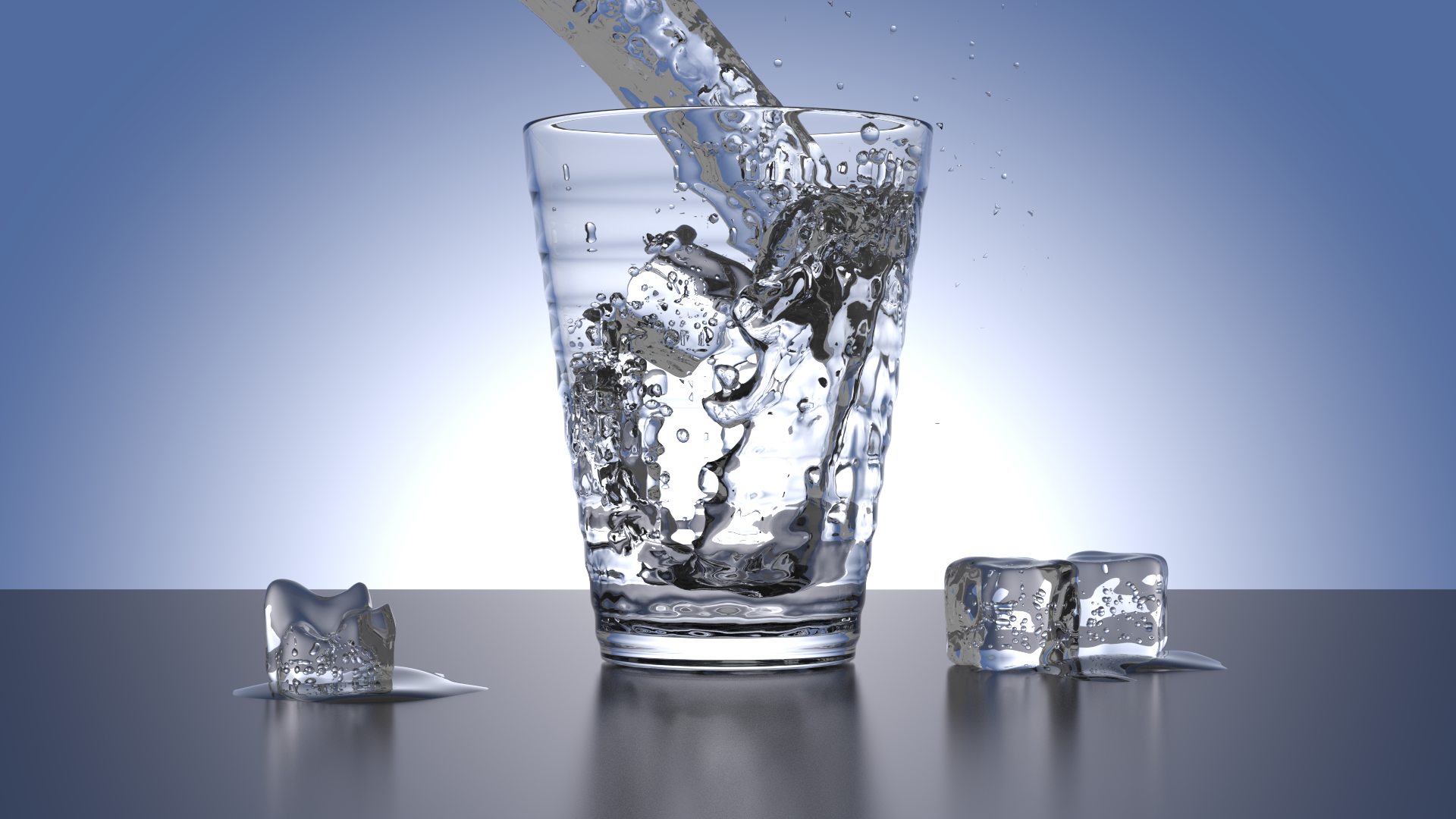 . Hdpng.com Glass Water   Blender With Cycles By Batil - Water Glass, Transparent background PNG HD thumbnail