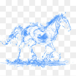 Water Horse, Horse, Animal, Creative Design Png Image And Clipart - Water Horse, Transparent background PNG HD thumbnail