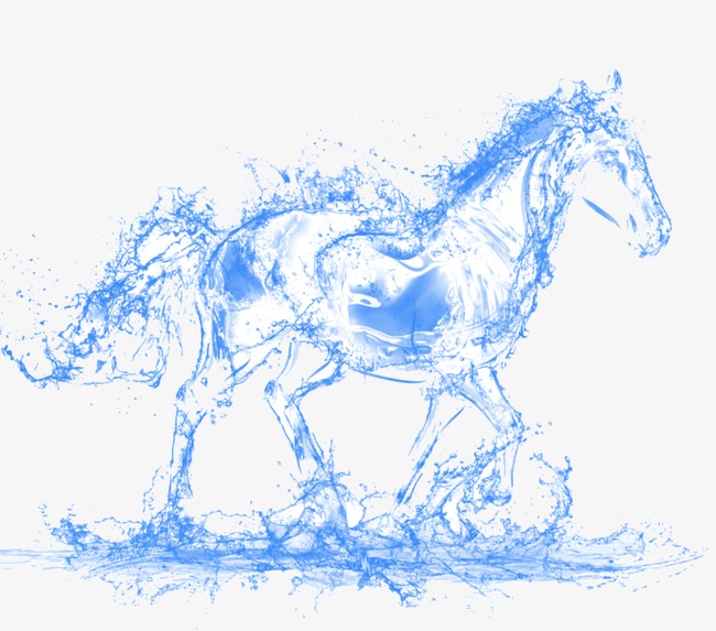 Water Horse, Horse, Animal, Creative Design Png Image And Clipart - Water Horse, Transparent background PNG HD thumbnail