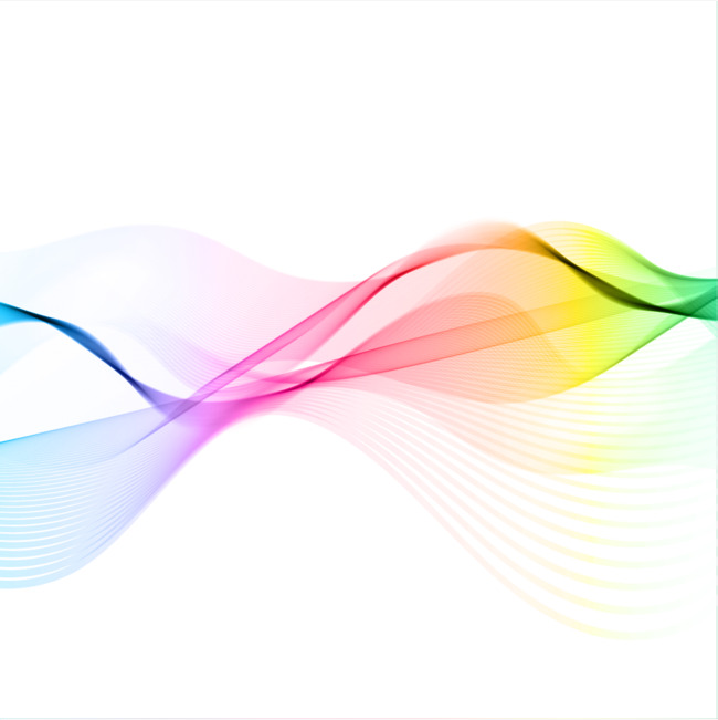 Vector Rainbow Sound Wave Curve Png Picture, Rainbow Color, Audio, Sound Png And - Waves, Transparent background PNG HD thumbnail