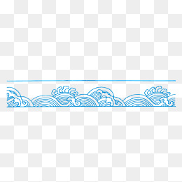 Vector Wave Line Border Blue Water Wave Texture, Vector, Wavy Line, Frame Png - Wavy Line Border, Transparent background PNG HD thumbnail