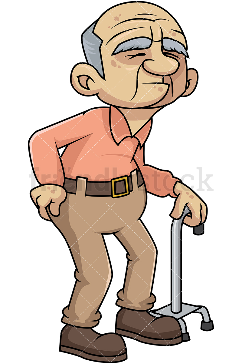 Weak Old Man With Hip Pain. Png   Jpg And Vector Eps File Formats ( - Weak Boy, Transparent background PNG HD thumbnail