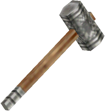 Hammer Ffix Weapon.png - Weapon, Transparent background PNG HD thumbnail