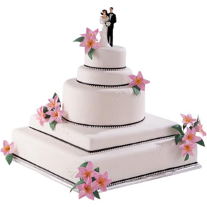 Wedding Cake 3.png - Wedding Cake, Transparent background PNG HD thumbnail