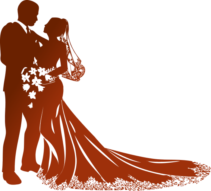 Wedding Couple PNG Clipart