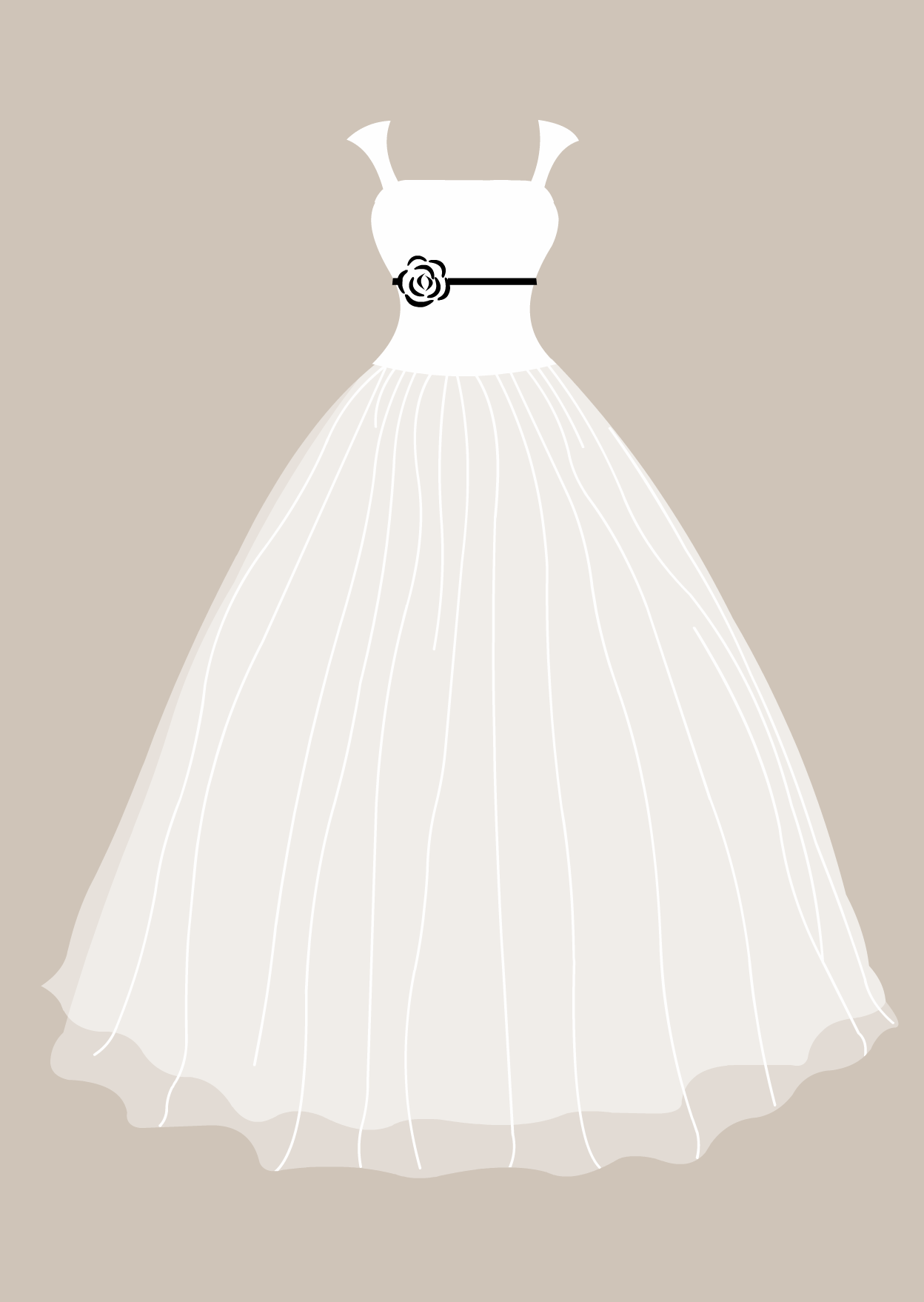 Pin Dress Clipart Wedding Dress #6 - Wedding Dress And Tux, Transparent background PNG HD thumbnail