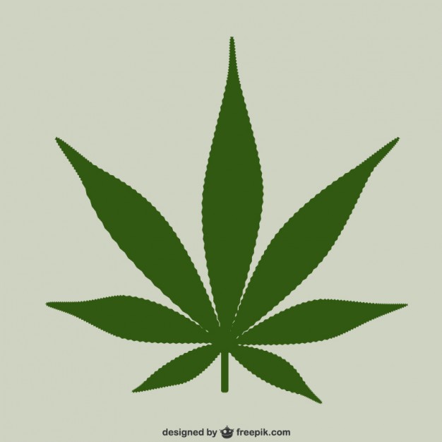 Marijuana Leaf Vector - Weed, Transparent background PNG HD thumbnail