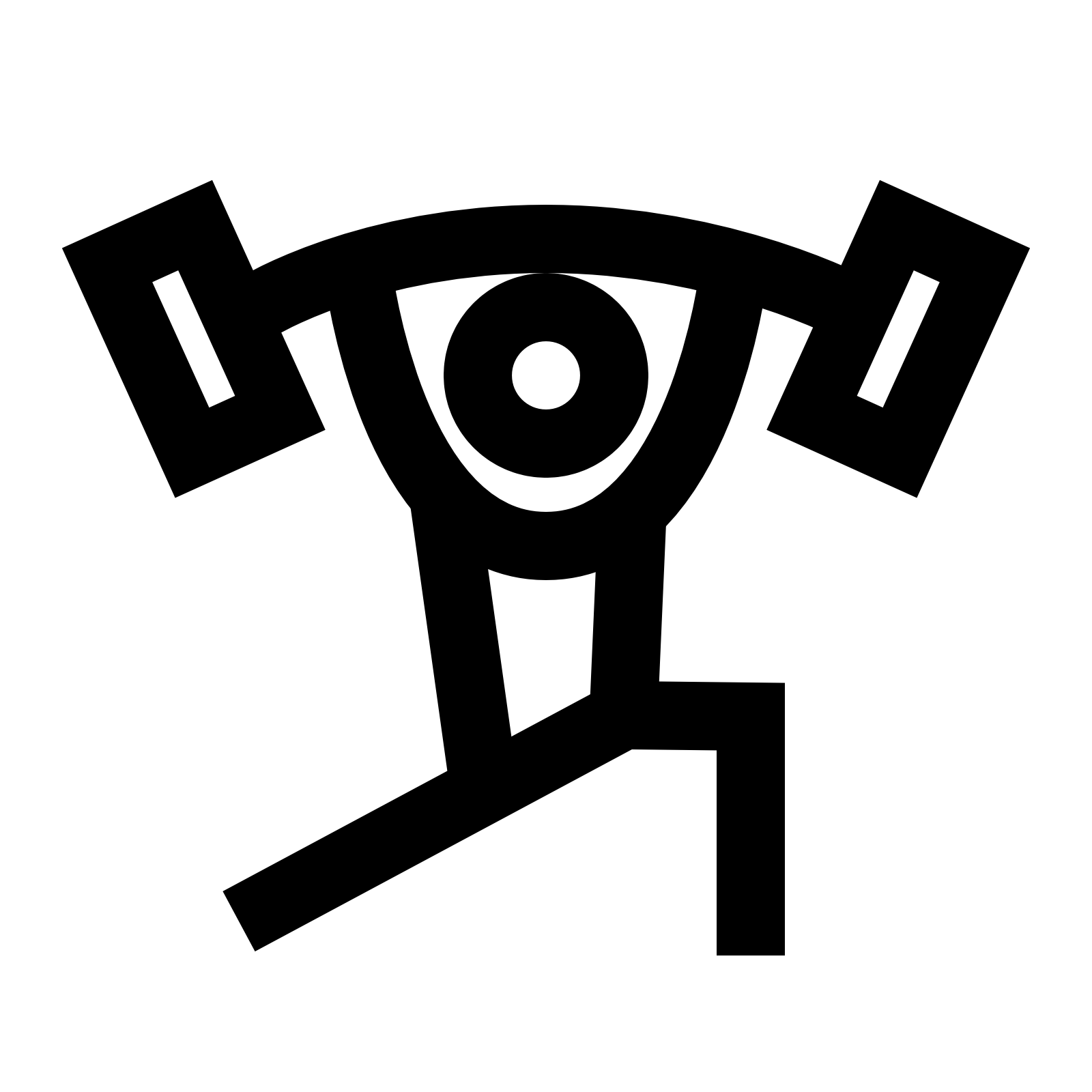 Weightlifting Icon - Weightlifting, Transparent background PNG HD thumbnail