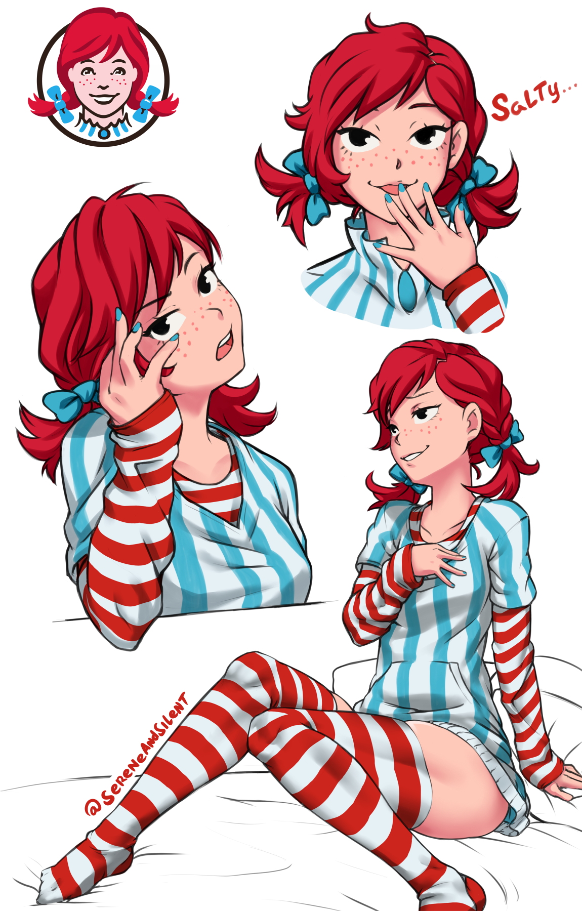 After So Many Smug Wendyu0027S I Decided To Make My Own, Hope You Like It. I Share Stuff On Twitter From Time To Time Https://twitter Pluspng.com/sereneandsilent Iu0027M Hdpng.com  - Wendys, Transparent background PNG HD thumbnail