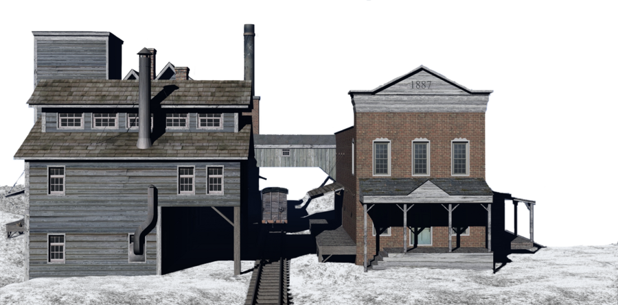 Western Mill Buildings Png By Mysticmorning Hdpng.com  - Western, Transparent background PNG HD thumbnail