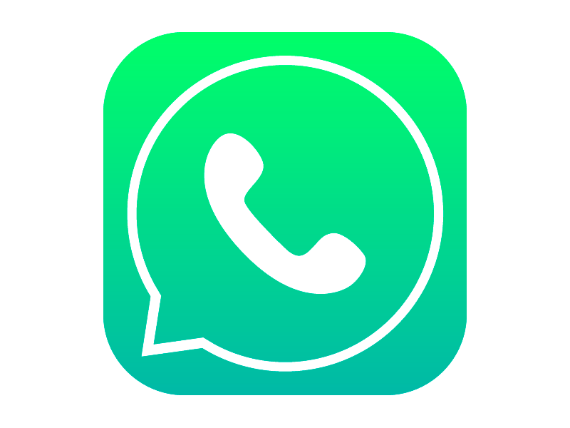 Whatsapp Icon With Ios7 Style Image #3941 - Whatsapp, Transparent background PNG HD thumbnail