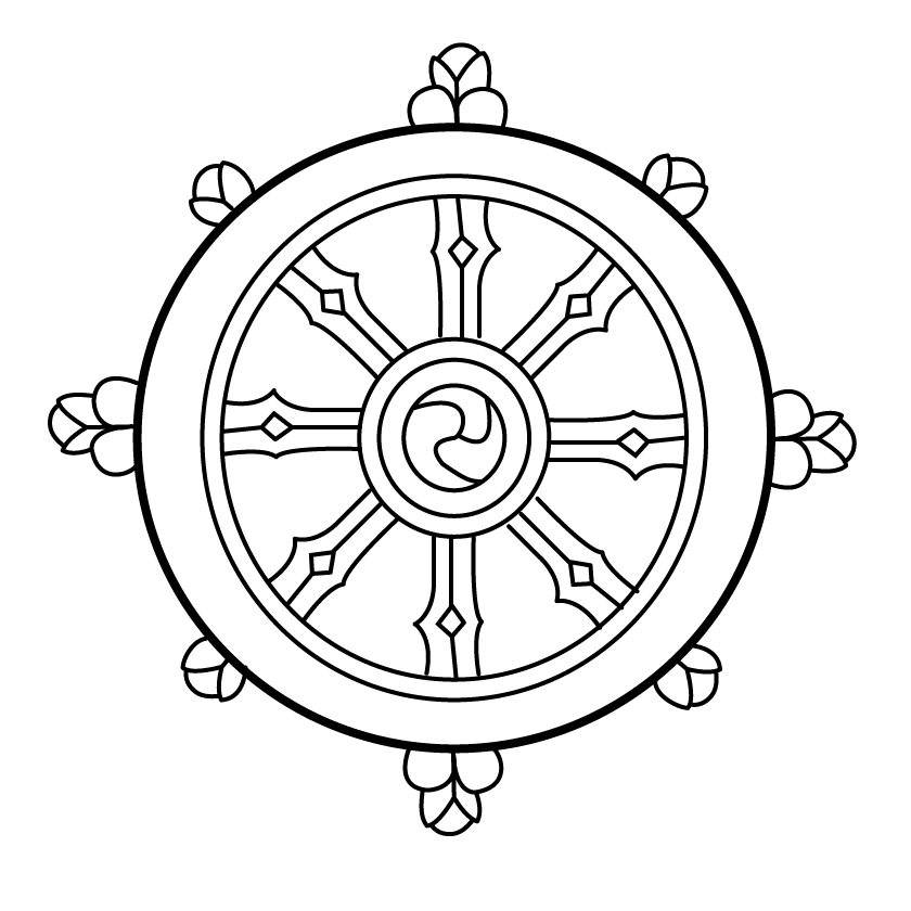 Wheel Of Dharma Png Image - Wheel Of Dharma, Transparent background PNG HD thumbnail