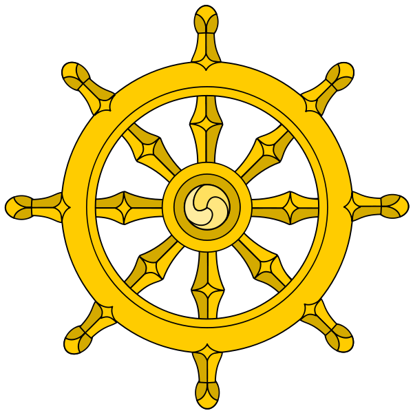 Wheel Of Dharma Png Png Image - Wheel Of Dharma, Transparent background PNG HD thumbnail
