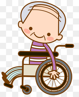 Vector Wheelchair Elderly, Vector, Wheelchair, Old People Png And Vector - Wheelchair Elderly, Transparent background PNG HD thumbnail