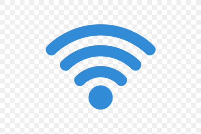Wifi Signal Icon, Blue Symbol