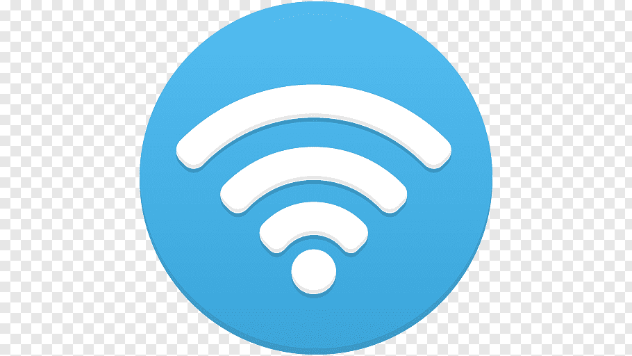 Wifi Signal Icon, Blue Symbol Aqua, Wifi 2 Free Png | Pngfuel - Wifi, Transparent background PNG HD thumbnail