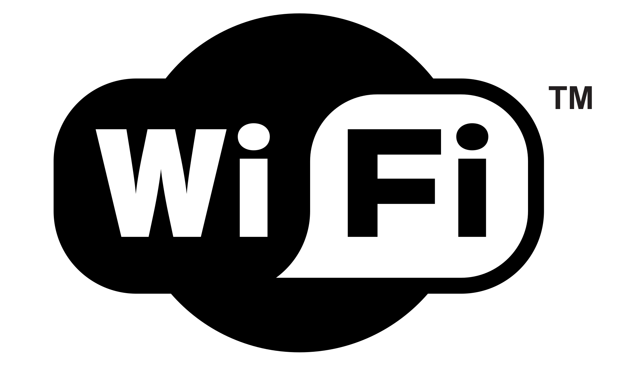Download - Wifi Black And White, Transparent background PNG HD thumbnail