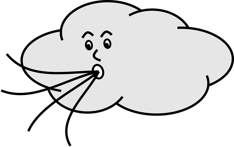 Wind, Blowing, Cloud, Face, Weather, Storm, Windy - Wind Blowing, Transparent background PNG HD thumbnail
