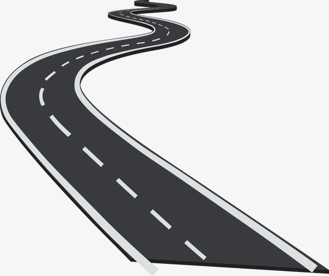 Winding Road, Tortuous, Highway, The Way Png And Vector - Winding Road, Transparent background PNG HD thumbnail