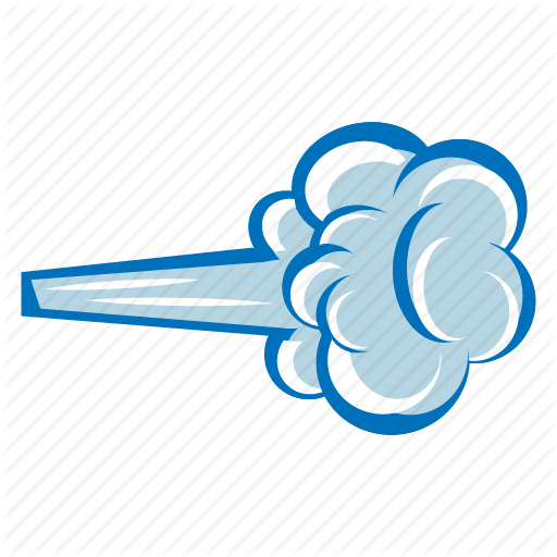 Blowing Wind, Clouds, Cloudy, Howling Wind, Poof, Storm, Weather Icon - Windy, Transparent background PNG HD thumbnail