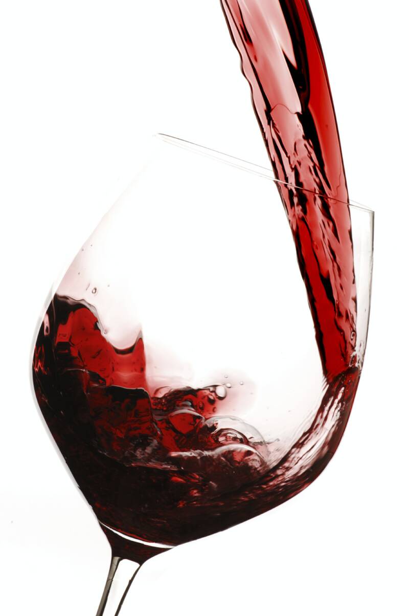 Vector red wine glass, Vector