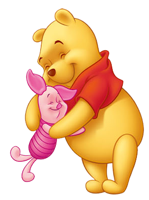File:pooh And Piglet Hug.png - Winnie The Pooh And Piglet, Transparent background PNG HD thumbnail